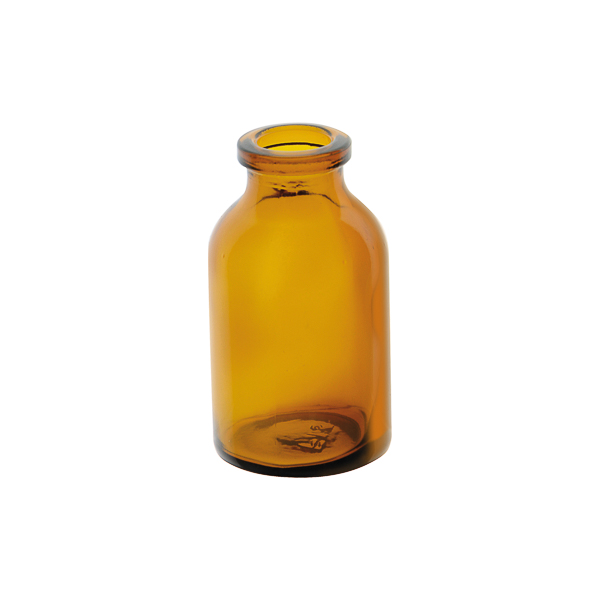 Bouchon à clipser pour échantillon d'huile essentielle 7 ml, ambré